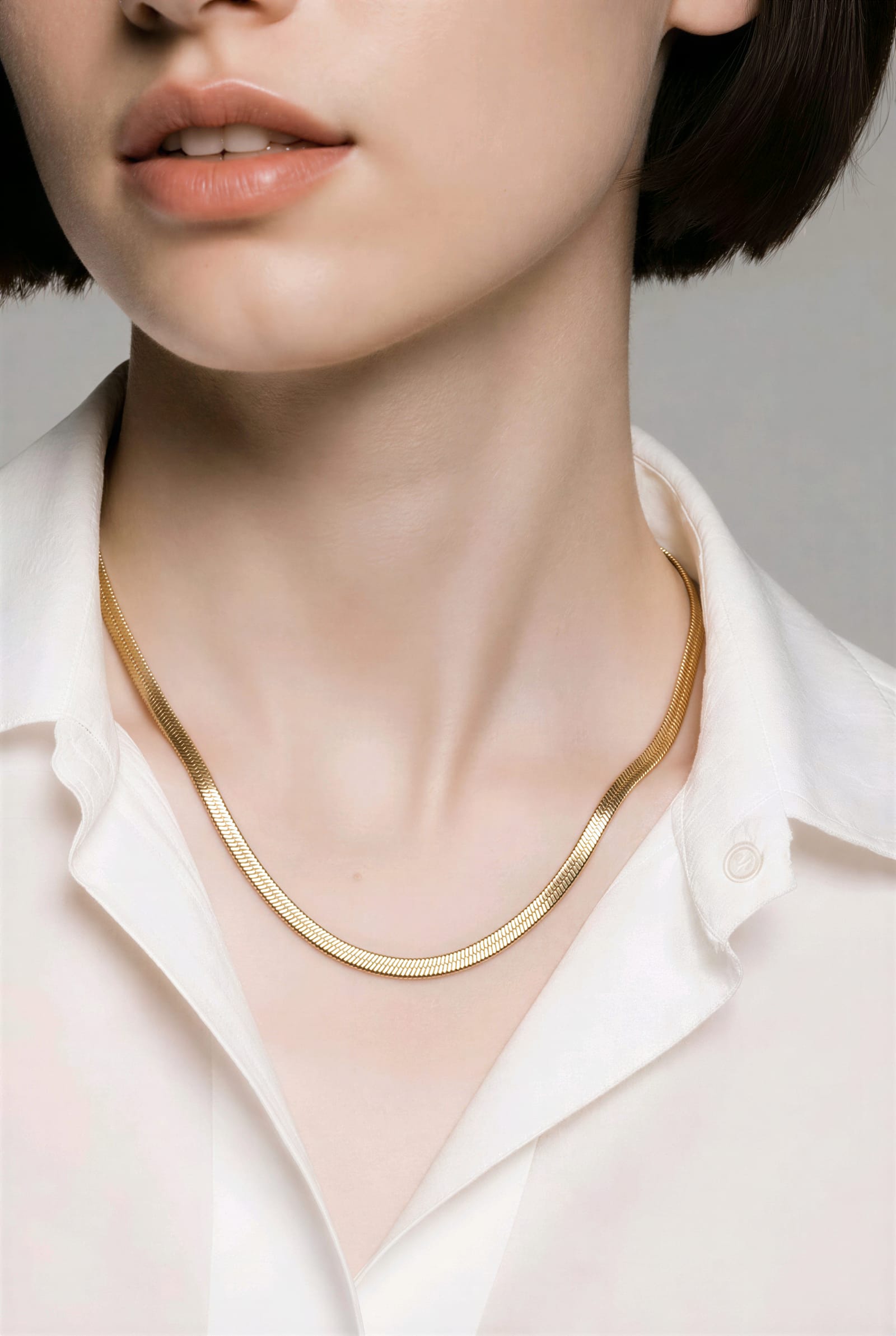 Stainless Steel Chain Necklace — view 3