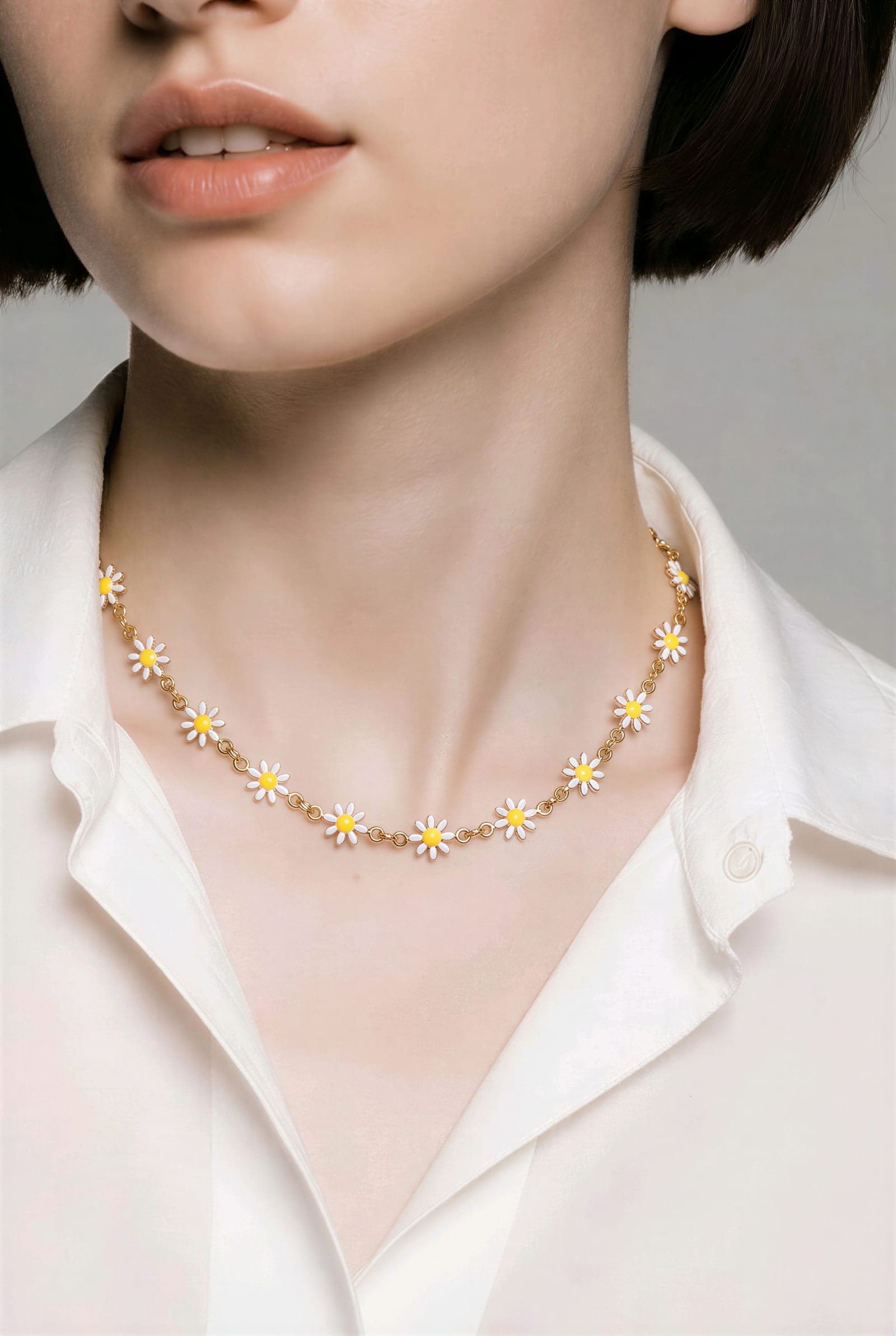 Stainless Steel Chain Necklace — view 4