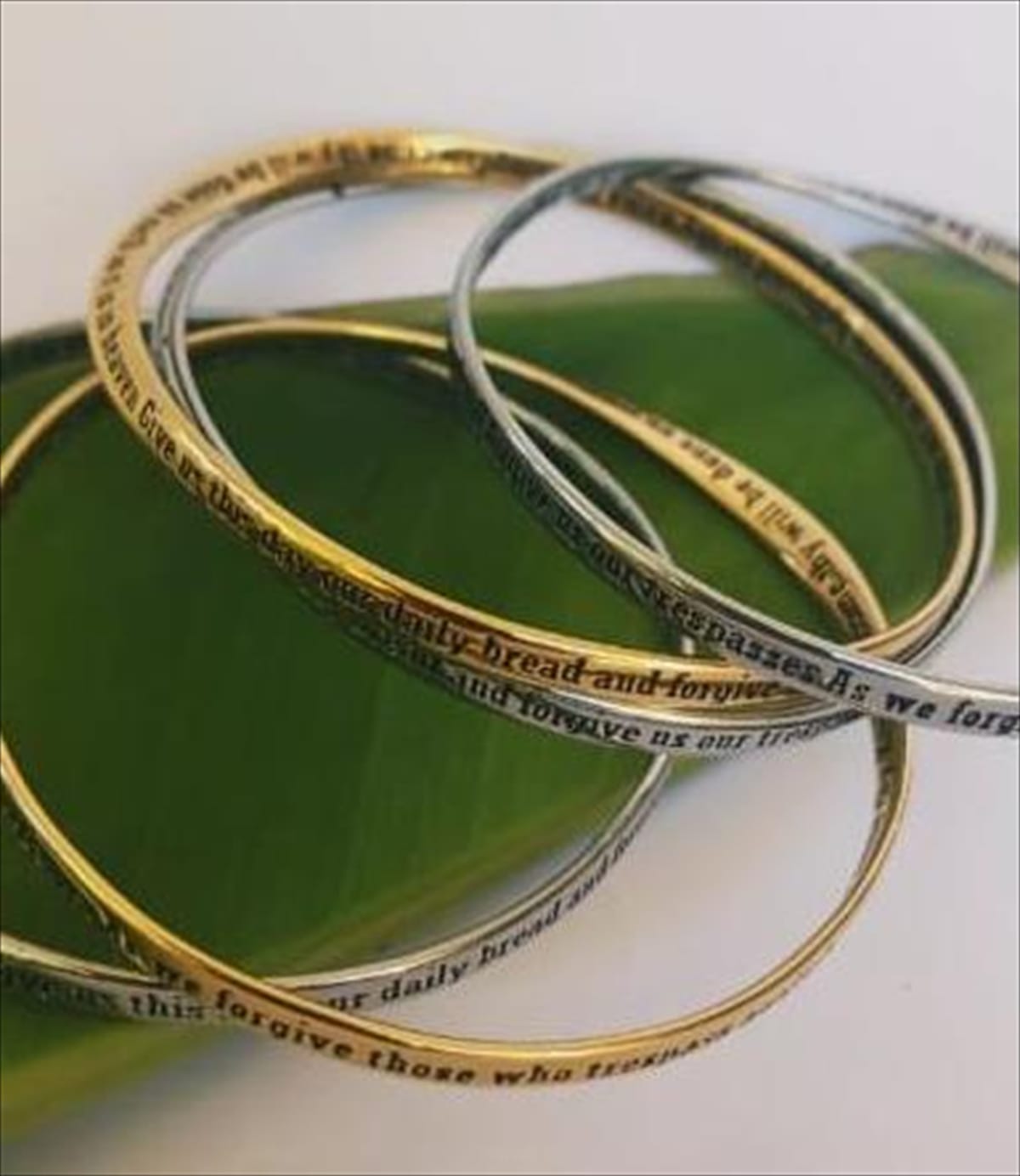 Lord's Prayer Infinity Bangle
