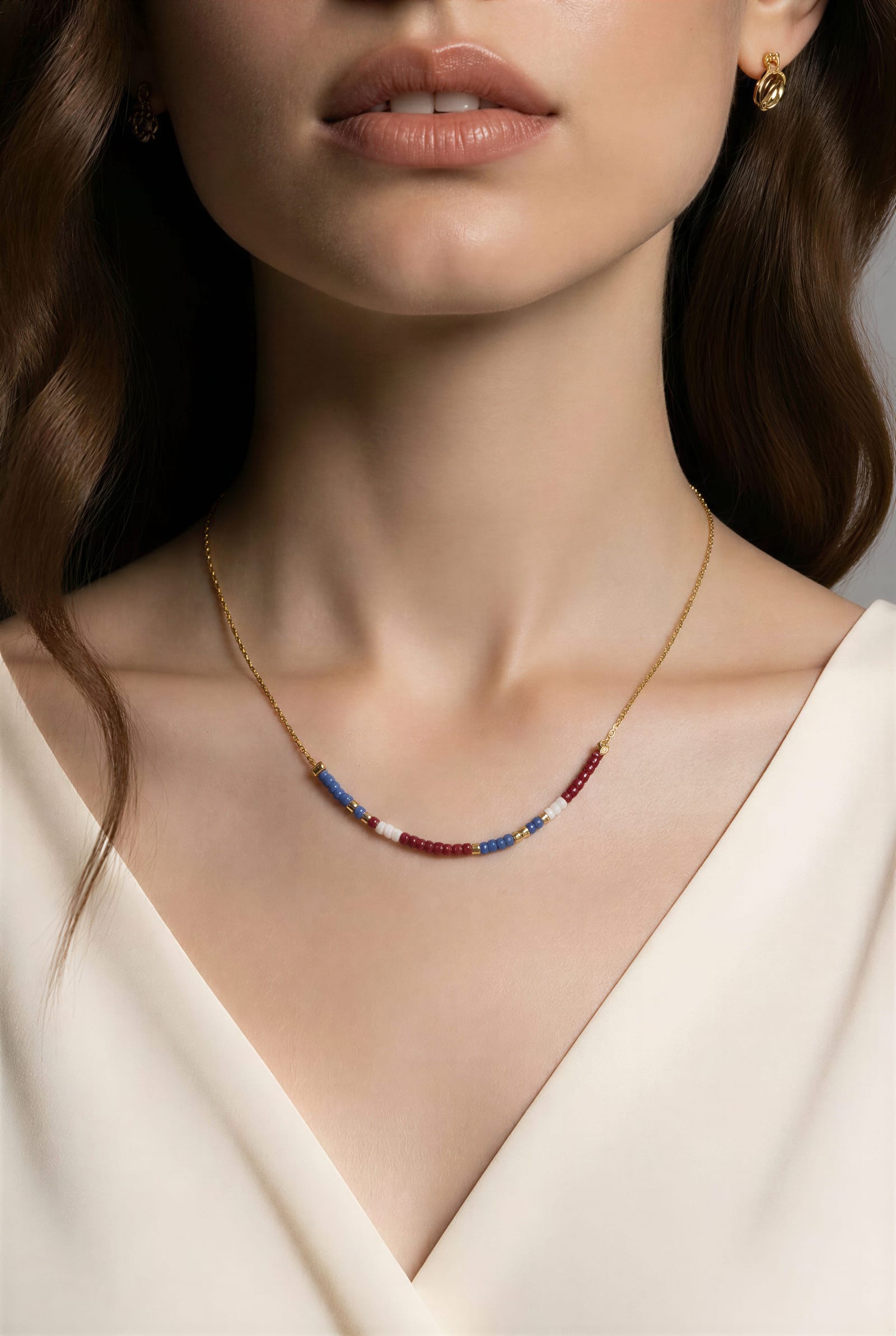 Miyuki Beaded Necklace — view 4